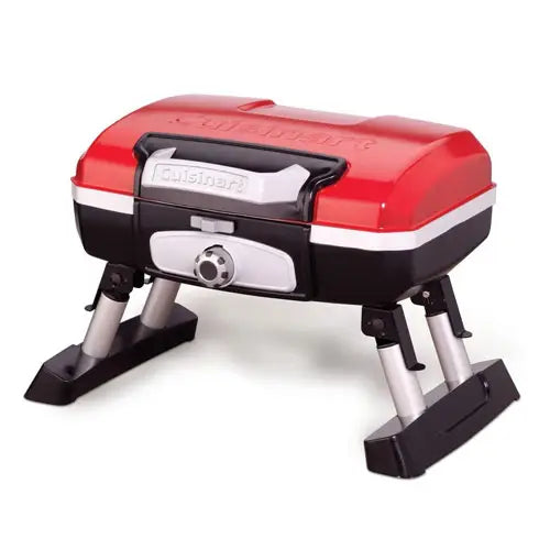 Cuisinart Petite Gourmet Portable Tabletop Gas Grill - Red (CGG180TC) - PuriLite