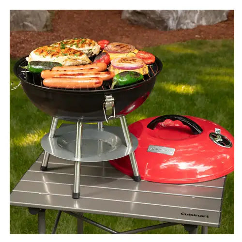 Cuisinart 14" Portable Charcoal Grill - Red (CCG-190RB-C) - PuriLite
