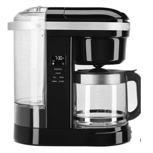 KitchenAid 12 Cup Drip Coffee Maker with Spiral Showerhead - Onyx Black (KCM1208OB) - PuriLite