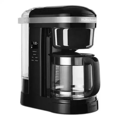 KitchenAid 12 Cup Drip Coffee Maker with Spiral Showerhead - Onyx Black (KCM1208OB) - PuriLite