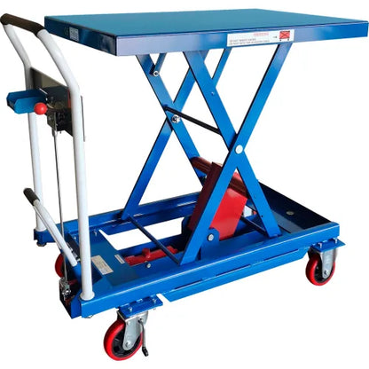 Global Industrial™ Mobile Scissor Lift Table with Hook-on Bin - 1100 Lb. Cap. 36 x 24 Platform - PuriLite
