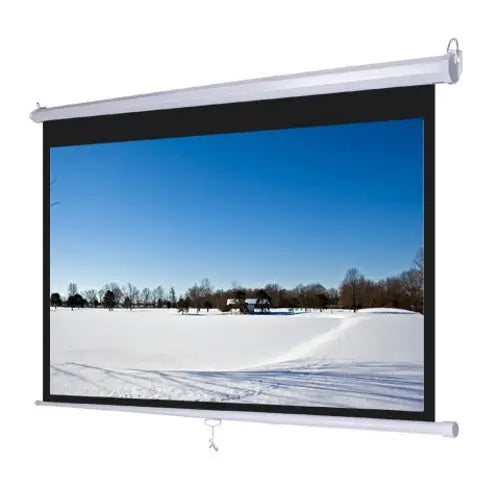 Cinema Choice 100" Manual Pulldown Screen - Matte White (MSR100MW) - PuriLite