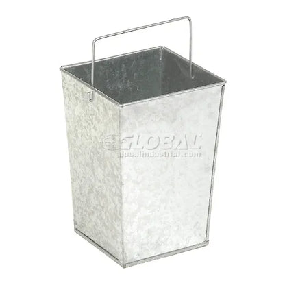 Global Industrial™ Stone Panel Trash Weather Urn, Brown, 2-1/2 Gallon, 10-1/4" Square x 28"H - PuriLite