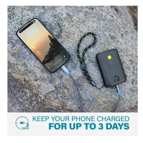 Nimble Champ 10,000mAh 20W PD Dual USB-C Portable Charger Power Bank - Midnight Black (NB-CPC-10K2C-11421) - PuriLite