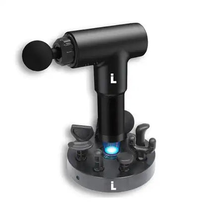 Deep Muscle Full Body Percussion Massage Gun Black (LAWLG01BK) - PuriLite