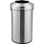Global Industrial™ Stainless Steel Round Open Top Trash Can, 21 Gallon - PuriLite