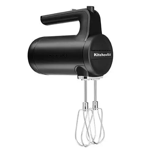 KitchenAid Cordless 7 Speed Hand Mixer - Black Matte (KHMB732BM) - PuriLite