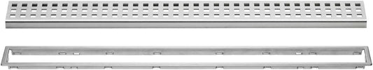 Schluter Systems Kerdi-Line 3/4" Frame, 56" Perforated Grate Assembly (KL1B19EB140) - PuriLite