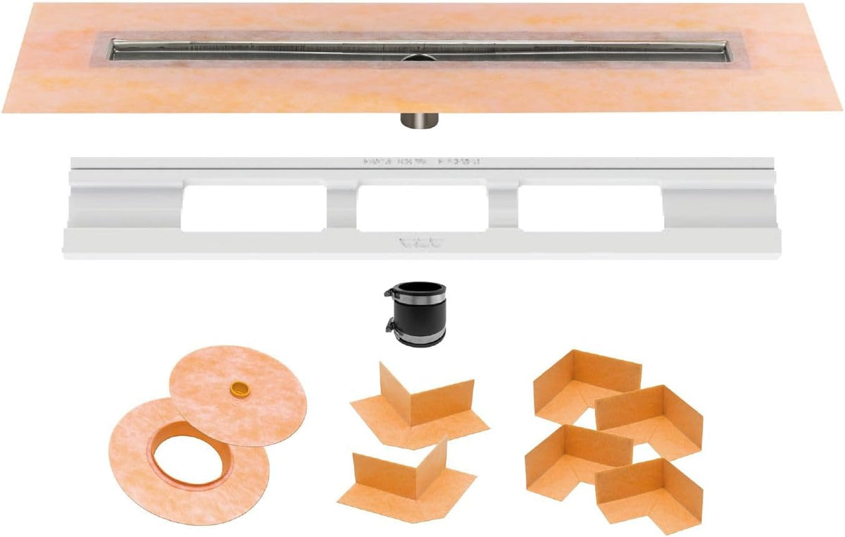Schluter Systems Kerdi-Line Channel Body Shower Drain 52" (KL1V60E130) - PuriLite