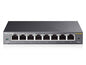 TP-Link Network TL-SG108E 8-Port 10/100/1000Mbps RJ45 Gigabit Easy Smart Switch - PuriLite