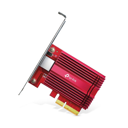 TP-Link Network TX401 10 Gigabit PCI Express Adapter with low-Profile Bracket and CAT6A cable - PuriLite
