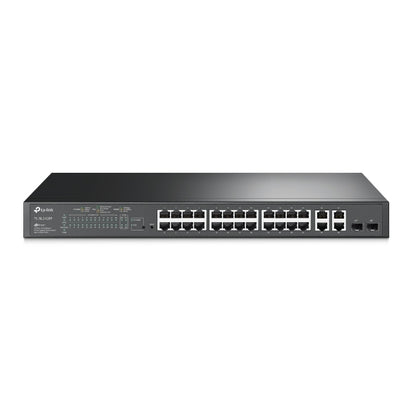 TP-Link Switch SL2428P JetStream 24Port 10/100Mbps + 4Port Gigabit Smart Switch - PuriLite