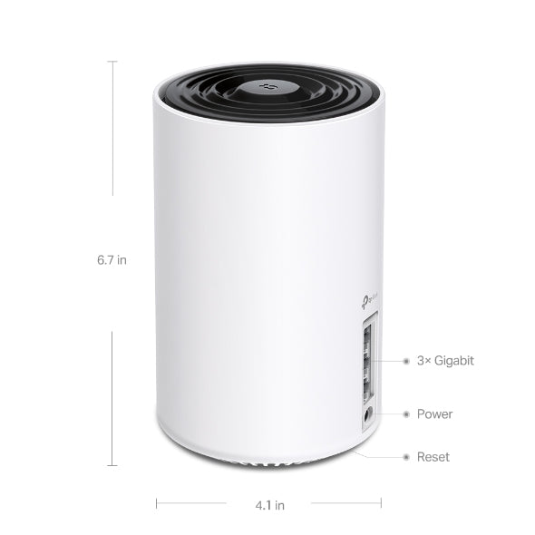 TP-Link Network Deco XE75(2-pack) AXE5400 Whole Home Mesh Wi-Fi 6E System - PuriLite