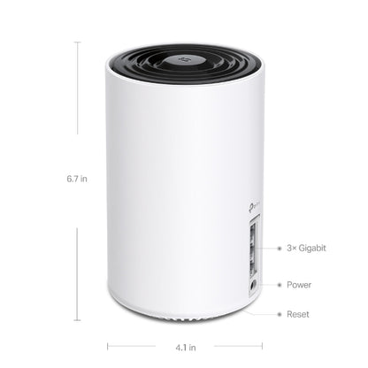 TP-Link Network Deco XE75(2-pack) AXE5400 Whole Home Mesh Wi-Fi 6E System - PuriLite