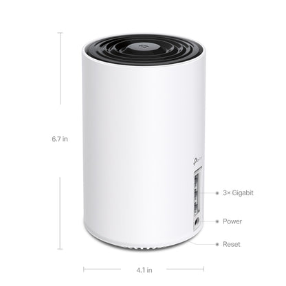 TP-Link Network Deco XE75(3-pack) AXE5400 Whole Home Mesh Wi-Fi 6E System - PuriLite