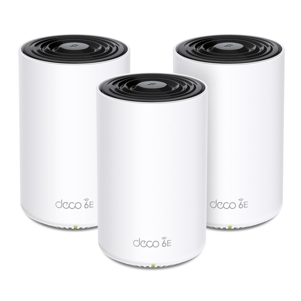 TP-Link Network Deco XE75(3-pack) AXE5400 Whole Home Mesh Wi-Fi 6E System - PuriLite