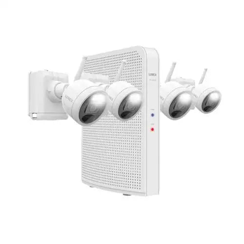 Lorex 2K (8 Camera Capable) 1TB NVR System with 4 Outdoor Battery Security Cameras (L42481-4AA4-E) - PuriLite