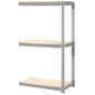 Global Industrial 3 Shelf Heavy Duty Boltless Shelving Add On 36"Wx24"Dx84"H, Wood Deck, USA - PuriLite
