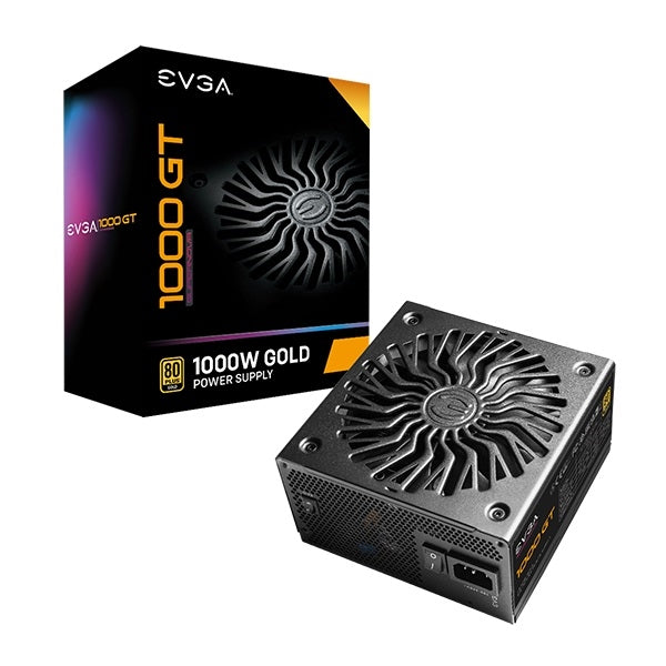 EVGA Power Supply 220-GT-1000-X1 SuperNOVA 1000 GT 1000W 80+ GOLD Fully Modular - PuriLite
