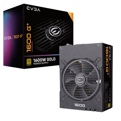 EVGA Power Supply 220-GP-1600-X1 SuperNOVA 1600 G+ 1600W 80 Plus Gold Fully Modular - PuriLite