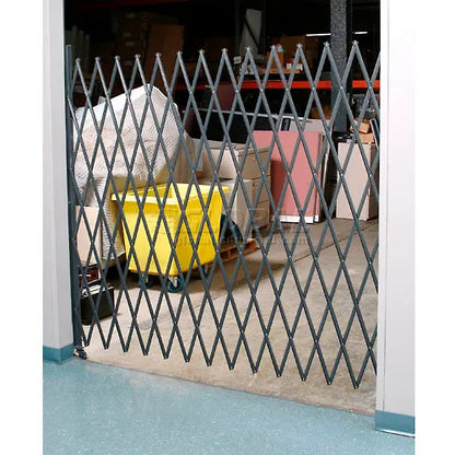 Global Industrial™ Single Folding Security Gate, 5-1/2'W x 5'H - PuriLite
