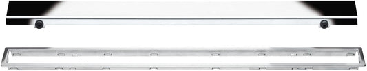 Schluter Systems Kerdi-Line 3/4" Frame, 28" Closed-Design Grate Assembly Chrome (KL1AR19EP70) - PuriLite