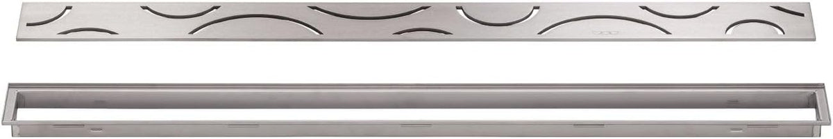 Schluter Systems Kerdi-Line 29/32" Frame, 27-9/16" Curve Grate Assembly (KL1IFF23EB70) - PuriLite