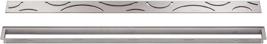 Schluter Systems Kerdi-Line 29/32" Frame, 27-9/16" Curve Grate Assembly (KL1IFF23EB70) - PuriLite