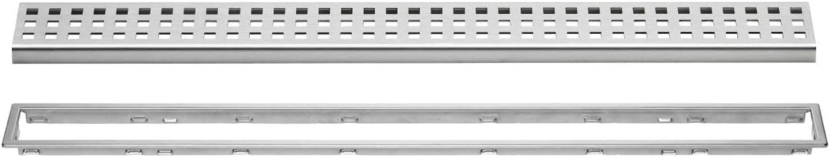 Schluter Systems Kerdi-Line 3/4" Frame, 40" Perforated Grate Assembly (KL1B19EB100) - PuriLite