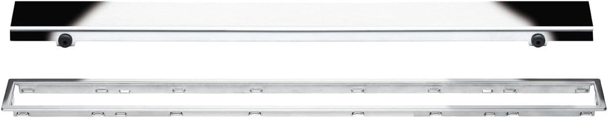 Schluter Systems Kerdi-Line 3/4" Frame, 32" Closed-Design Grate Assembly Chrome (KL1AR19EP80) - PuriLite