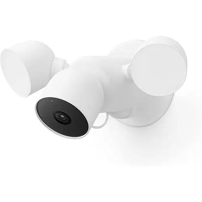 Google Nest Outdoor Camera with Floodlight - White (GA02411-CA) - PuriLite