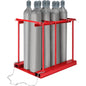 Global Industrial™ Forkliftable Cylinder storage Caddy, Stationary For 8 Cylinders - PuriLite