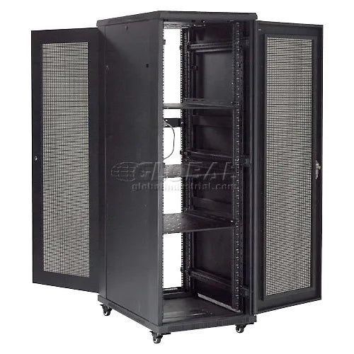 Global Industrial™ Network Server Data Rack Enclosure Cabinet, Vented Doors, 37U, Unassembled - PuriLite