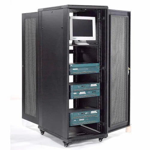 Global Industrial™ Network Server Data Rack Enclosure Cabinet, Vented Doors, 37U, Unassembled - PuriLite