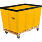 Global Industrial™ KD, 20 Bushel, Yellow Vinyl Basket Bulk Truck - PuriLite