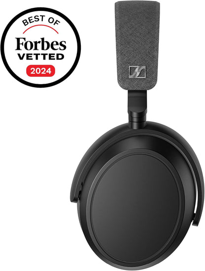 SENNHEISER Momentum 4 Wireless Headphones - Bluetooth Headset for Crystal-Clear Calls with Adaptive Noise Cancellation, 60h Battery Life, Customizable Sound and Lightweight Folding Design, Black - PuriLite