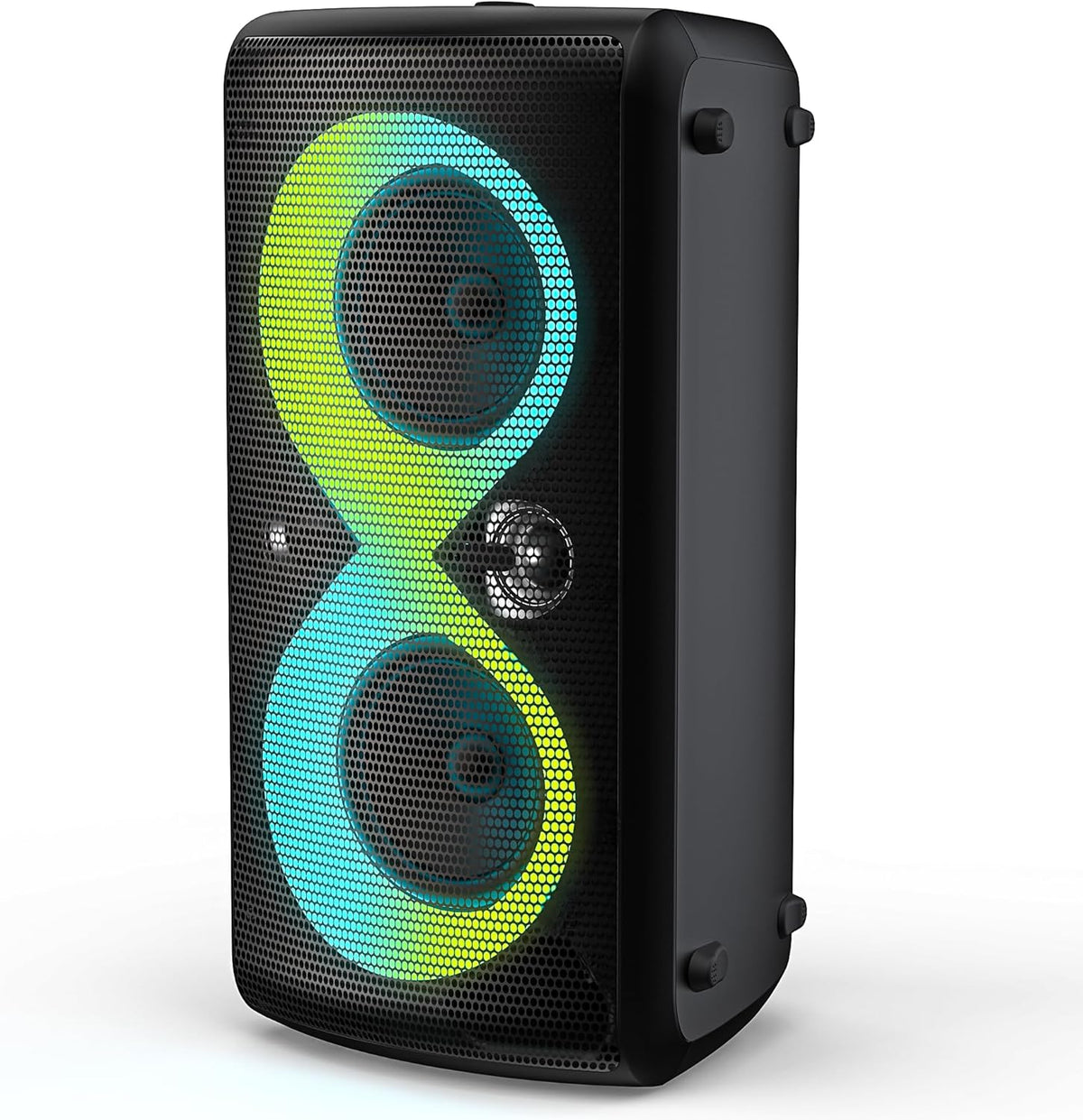 Monster Cycle Plus Bluetooth Speaker, 320W High Power Portable Party Speaker with 7 Lighting Effects, 108dB Loud Stereo Sound, 24H Playtime, Speakers with Subwoofer for Outdoor, Party - PuriLite