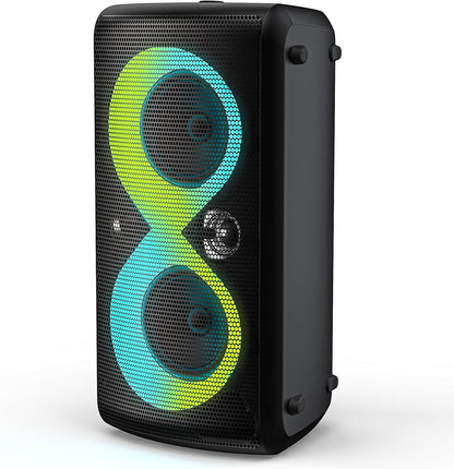 Monster Cycle Plus Bluetooth Speaker, 320W High Power Portable Party Speaker with 7 Lighting Effects, 108dB Loud Stereo Sound, 24H Playtime, Speakers with Subwoofer for Outdoor, Party - PuriLite