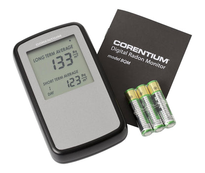 AIRTHINGS Corentium Home , Radon Gas Detector, Canadian Version in Bq/m, grey - PuriLite
