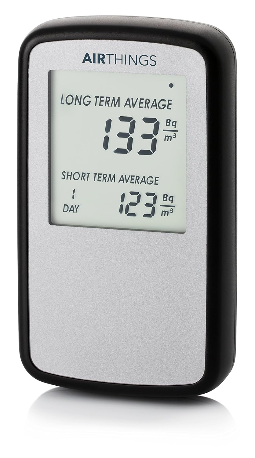 AIRTHINGS Corentium Home , Radon Gas Detector, Canadian Version in Bq/m, grey - PuriLite