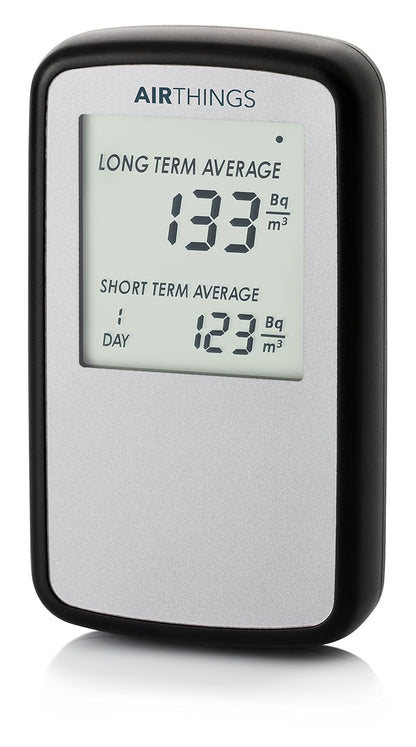 AIRTHINGS Corentium Home , Radon Gas Detector, Canadian Version in Bq/m, grey - PuriLite