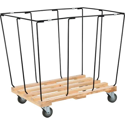 Global Industrial™ KD, 16 Bushel, Yellow Vinyl Basket Bulk Truck - PuriLite