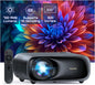 NexiGo PJ40 (Gen 3) Projector with WiFi and Bluetooth, D65 Calibrated, Native 1080P, 4K Supported, Projector for Outdoor Movies, 20W Speakers, Home Theater, Compatible w/TV Stick, iOS, Android - PuriLite
