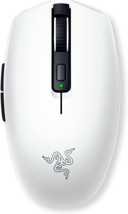 Razer Orochi V2 Mobile Wireless Gaming Mouse: Ultra Lightweight - 2 Wireless Modes - Up to 950hrs Battery Life - Mechanical Mouse Switches - 5g Advanced 18k Dpi Optical Sensor - White - PuriLite