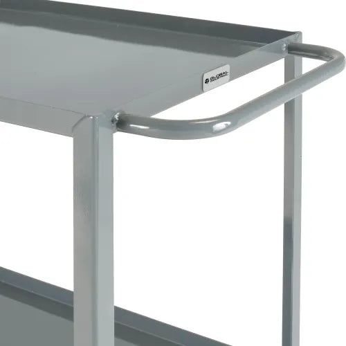 Global Industrial™ Steel Utility Cart w/2 Tray Shelves, 1200 lb. Capacity, 36"L x 24"W x 35"H - PuriLite