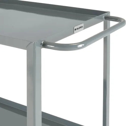 Global Industrial™ Steel Utility Cart w/2 Tray Shelves, 1200 lb. Capacity, 36"L x 24"W x 35"H - PuriLite
