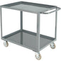 Global Industrial™ Steel Utility Cart w/2 Tray Shelves, 1200 lb. Capacity, 36"L x 24"W x 35"H - PuriLite