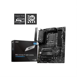 MSI Motherboard PROB760PWIFID4 PRO B760-P WIFI DDR4 B760 Socket1700 Maximum 128GB DDR4 ATX - PuriLite