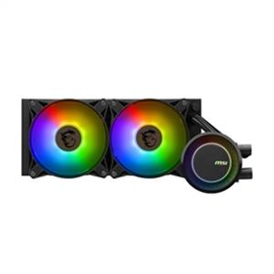 MSI Fan CLE240 MAG CORELIQUID E240 AIO Liquid CPU Cooler 240mm Radiator - PuriLite