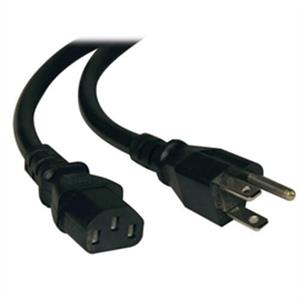 Tripp-Lite Cable P007-012 12 feet Desktop Computer Power Cord 5-15P to C13 Black - PuriLite